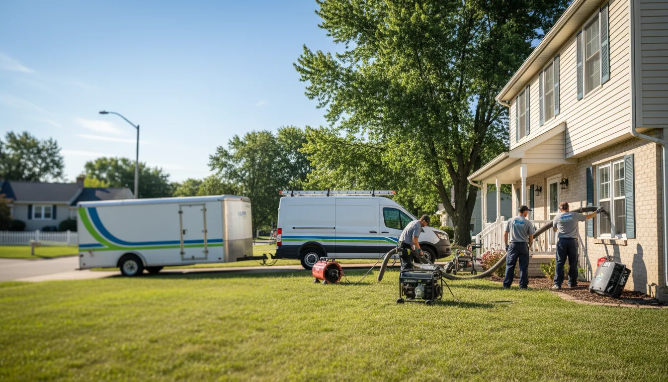 Flooded Basement Restoration And Cleanup With Repair in Clay Center, OH near me